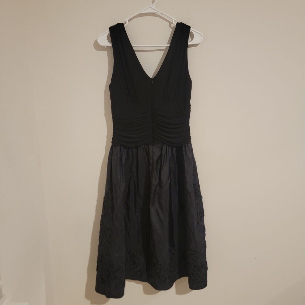 Jessica Howard Dress Size 12 Black Floral Monochrome Whimsigoth Babydoll Midi - Picture 2 of 8